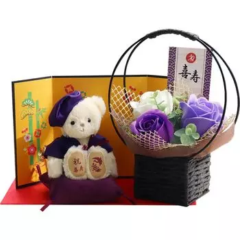 Kiju Bear 4S 12 см складной экран ароматическое мыло [Petit Lou] (Золотой Цветок)