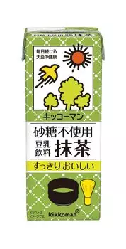 Kikkoman soy milk drink Matcha 200ml x 18 bottles Sugar-free