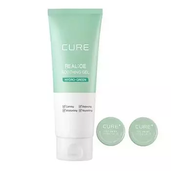 Ким Чон Мун Aloe Cure Real Aloe успокаивающий гель 150 мл + 2x крема 2 шт, 1 набор