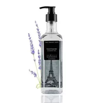 Kimirica The French Note Французский обогащённый Лавандовый летний гель для душа 100% веганский, без мыла, | Для мужчин и женщин | (Французская лаванда, 450мл)