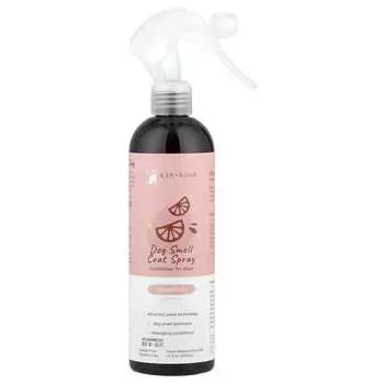 Kin+Kind, Dog Deodorant Coat Spray, Dog Conditioner, Grapefruit, 354 ml (12 fl oz)