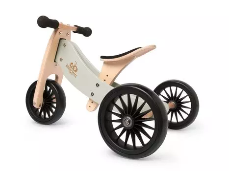 Kinderfeets Tiny Tot Plus 2in1 Деревянный велосипед Доступно в более чем 20 странах мира Соответствует 4 стандартам безопасности Регулируемое сиденье Безвоздушный