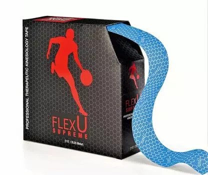 Кинезиологическая лента FlexU, большая упаковка 5 см (140 нарезок Ширина Длина 25 см)