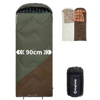 KingCamp Sleeping Bag for Cold All Envelope Comfortable Temperature Fully Mountain Sleeping in Indoor For Disaster Comes with Storage For Winter