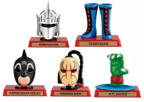 Kinnikuman Collection Round2 All 5 types set Full Comp Gacha Gacha Capsule Toy Gashapon!