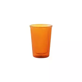 KINTO CAST AMBER Double Wall Glass 290ml Heat Resistant Glass Safe 21461 Microwave/Dishwasher янтарь