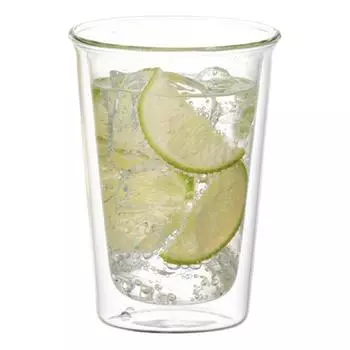 KINTO CAST Double Wall Cocktail Glass 290ml Heat Resistant Glass Double Structure Safe Gift Present 21431 Microwave/Dishwasher чистый
