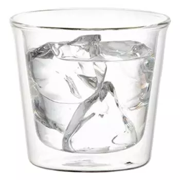 KINTO CAST Double Wall Rock Glass 250ml Heat Resistant Glass Double Structure Safe 21430 Microwave/Dishwasher чистый