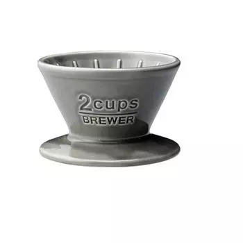 KINTO SCS Brewer 2 чашки фарфоровый серый кофе можно мыть в посудомоечной машине 27630 серый
