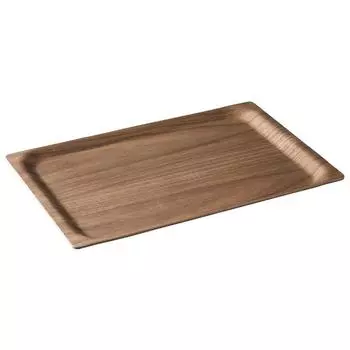 KINTO SCS Tray 415x265mm Walnut Coffee Processed Wooden Tray 27654 Non-slip коричневый