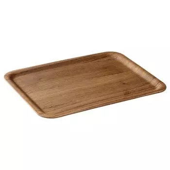 KINTO Tray 360x280mm Teak Wooden Tray 45153 Non-slip