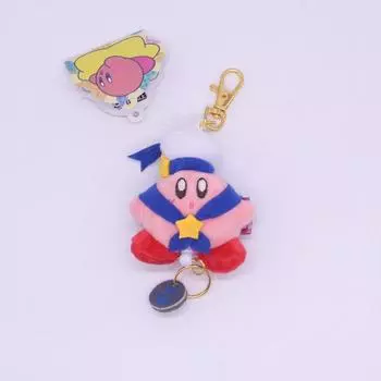 Kirby Cross Dressing Mini Telescopic Keychain Small Pendant Pendant Plush A