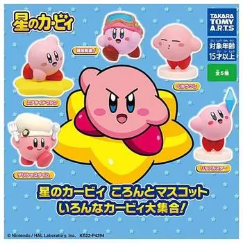 Kirby of the Stars Koronto Mascot A large collection of various Kirby of 5 types Gacha Gacha Capsule Toy characters! [Set (full complete)]