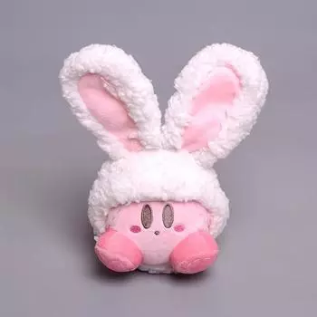 Kirby Plush Character Keychain Short Pile Material Kids Room Decor Doll Gifts