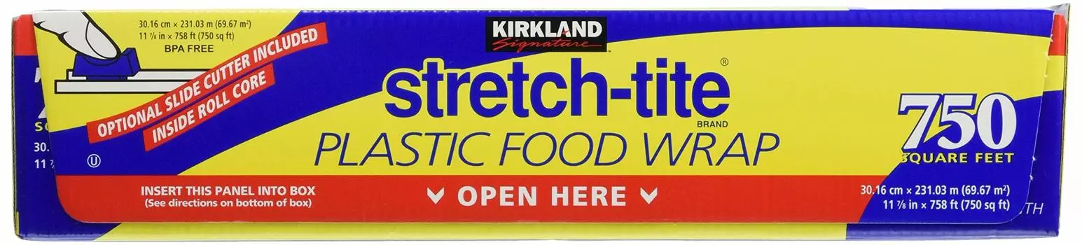 KIRKLAND 231m Kirkland Signature Hood Wrap 231m STRETCH-tite белый