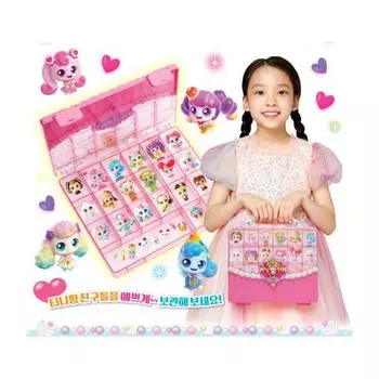Кисло-сладкий улов, сумка для хранения фигурки Tiniping, коробка для хранения, игрушка Tiniping 4 сезона, популярные корейские персонажи