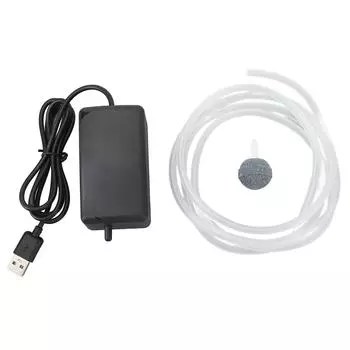 Кислородный насос для аквариума с высокой эффективностью оксигенации IP65 Водонепроницаемый портативный маленький аквариум тихий