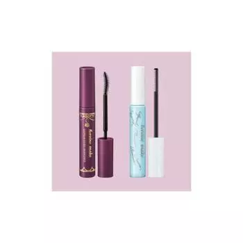 Тушь для ресниц Kiss Me Heroine Make EX+Speedy Remover, 02 Объем и Подкручивание (EX)_Средство для быстрого снятия туши, 1 шт.