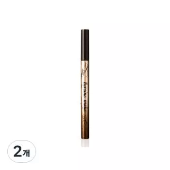 Жидкая подводка для глаз Kiss Me Heroine Make Prime Rich Keep, 02 Коричневый Черный, 2 шт.