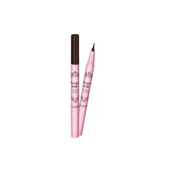 Kiss Me Жидкая подводка для глаз Heroine Make Smooth, коричневая, 1 шт.