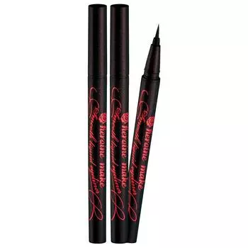 Жидкая подводка для глаз Kiss Me Heroine Make Smooth Super Keep 0,4 мл, коричнево-черный, 2 шт.