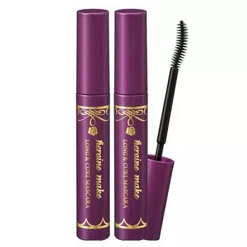 Kiss Me Тушь для ресниц Heroine Make Long & Curl Mascara EX 6 г, насыщенный черный цвет, 2 шт.