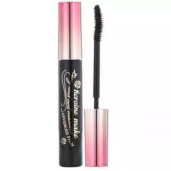KissMe, Heroine Make, тушь для ресниц Long & Curl, Advanced Film, #01 Jet Black, 6 г (0,21 унции)