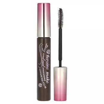 KissMe, Heroine Make, тушь для ресниц Long & Curl, Advanced Film, оттенок #02 Brown, 6 г (0,21 унции)