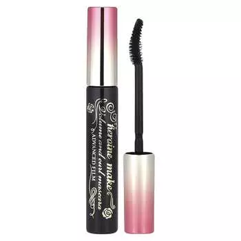 KissMe, Heroine Make, тушь для ресниц Volume & Curl, Advanced Film, #01, оттенок Jet Black, 6 г (0,21 унции)