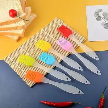 Кисть для масла кухонная съедобная кисть для выпечки блинов бытовая устойчивая к высоким температурам не осыпающаяся силиконовая щетка для барбекю