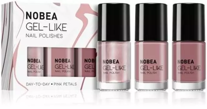 kit de vernis ongles Pink Petals TU прозрачный