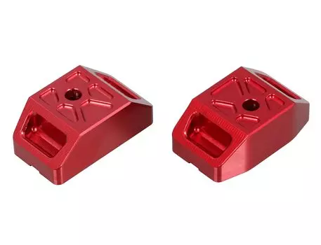KITACO Chain Adjuster Cap Grom Ducks 125 левый и правый 1 комплект алюминиевый анодированный корпус (красный) (JC92) (JB04/JB06) 519-1452920 красный