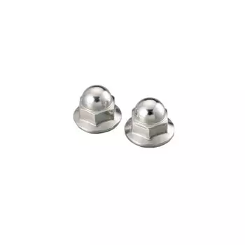 KITACO Flange Cap Nut Stainless Steel Non-serrated 8mm 2 pieces K CON 0900-001-040021