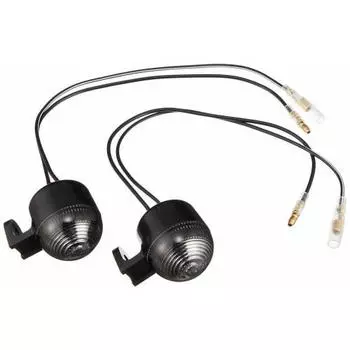 KITACO Warrens Mini Turn Signal Set General Purpose Smoked Lens/Single Ball 102-80-0500-30