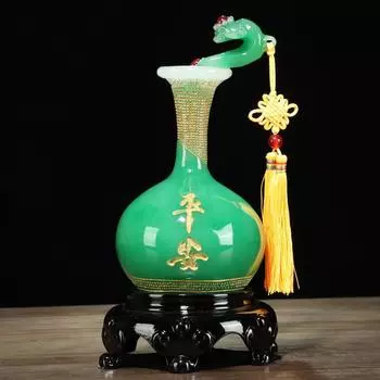 Китайский стиль Lucky Safety Ping An Ruyi ваза из смолы ремесла домашний винный шкаф украшения компания открытие подарки и украшения