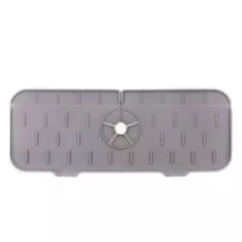 Kitchen Bathroom Faucet Splashproof Silicone Pad Around Design Drain Pad