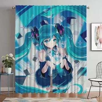 Kitchen Curtains for Camera Mikus Shades Home Interior Curtains for Living Room Partition Blackout Curtain Halloween Decoration W50xH70cmx2pcs-CL