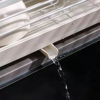 Kitchen Dish Rack Drain Rack Multifunctional Dish Plate Dish Storage Rack Household Tableware Storage Shelf Organizer 2025