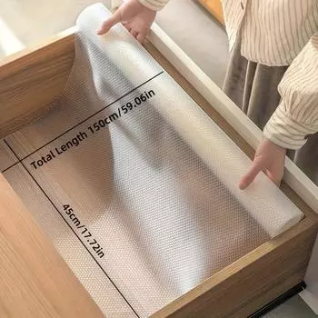 Kitchen EVA Non-Stick Waterproof Refrigerator Mat, Thickened Home Use Cabinet Pad Water-Proof Oil Stain and Drawer Liner Kitchen Wardrobe Placemat 1pc