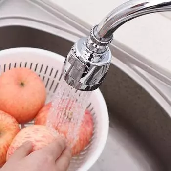 Kitchen Faucet Aerator 360° Rotatable Tap Head Shower Diffuser Rotatable Nozzle