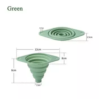 Kitchen Funnel Foldable Funnel Silicone Funnels Portable Funnels For Fuel Beer Oil Filling Bottles Pot Funnel Kitchen Tools