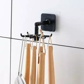 Kitchen Garden. Bathroom Hooks Can Hang Up to 2kg Swivel Hook Up Home Storage Organization Home and Decoration Accessories 1pcs белый