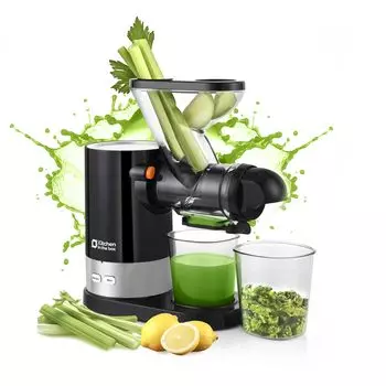 Kitchen in the box Медленная соковыжималка Не содержит BPA Низкоскоростная соковыжималка холодного отжима Бесшумный Легко моющийся миксер Высокая скорость отжима сока Простая установка Разделение сока Фрукты
