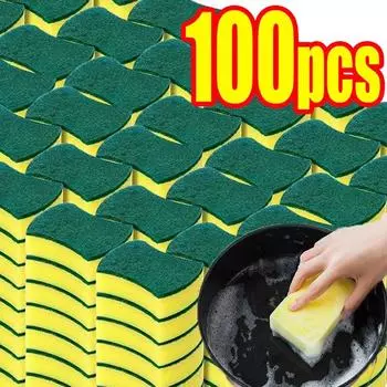Kitchen Magic Sponge Ecushion Чистящее средство, высокоабсорбирующее средство для мытья посуды, кастрюль, ржавчины, пятен, жира на кухне 1PCS