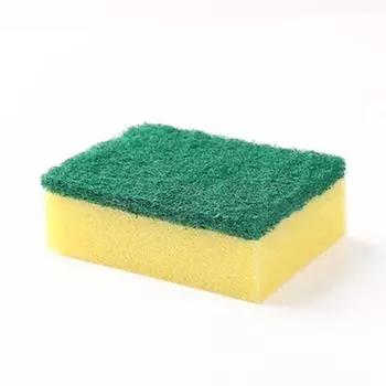 Kitchen Nano Emery Clean Rub Pot Набор для удаления очаговых пятен с губкой One Size жёлтый