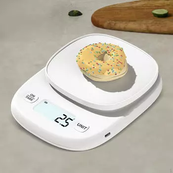 Кухонные весы для выпечки, легкие, маленькие, с зарядкой через USB, многофункциональные цифровые для ресторана
