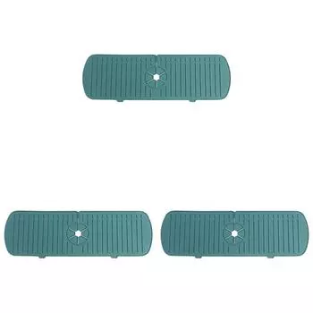 - Kitchen Sink Splash Guard for Kitchen Bathroom Laundry Room (Green M)