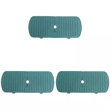 Kitchen Sink Splash Guard for Kitchen Bathroom Laundry Room (Green S)