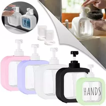 Kitchen Soap Dispenser Hand Soap Dish Soap Bottle Bathroom Shampoo Shower Gel Press Type Storage Bottle 300/500ml Soap dispenser