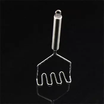 Kitchen Stainless Steel Potato Egg Masher Ricer Vegetable Fruit Crusher Tool